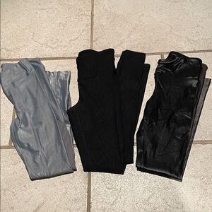 Koral Assorted Leggings Collection -3 pairs- Women’s Size XS